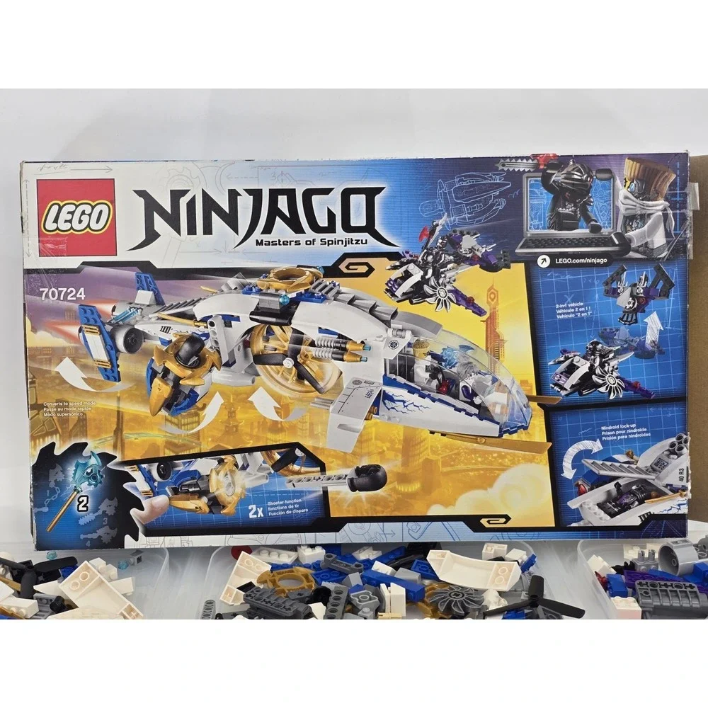 LEGO Ninjago NinjaCopter (70724) Retired, Rare! 100% Complete W/box &‎ Manuals
